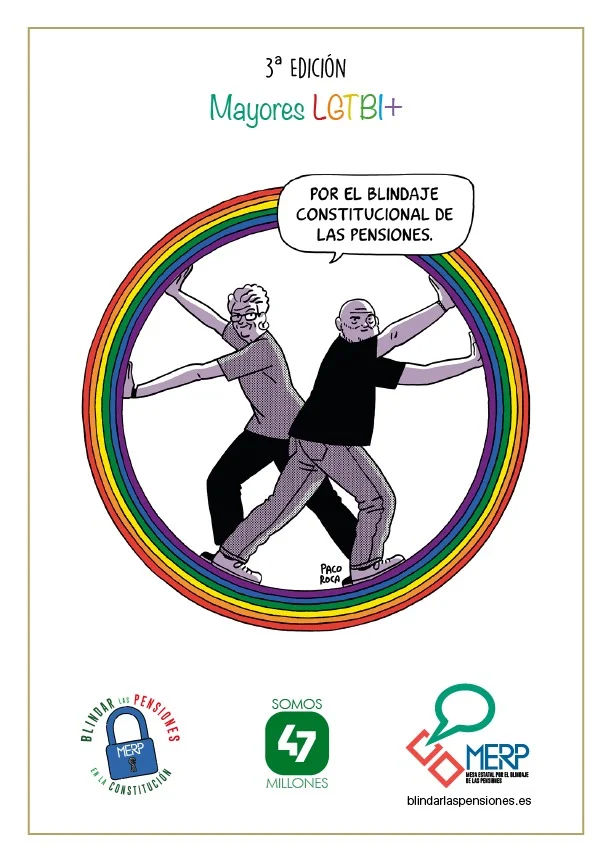 ¡No Somos Invisibles! Mayores LGTBI Exigen Pensiones Blindadas YA. En un sistema que parece empeñado en invisibilizarnos