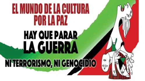 El mundo de la cultura por la paz. En un mundo donde el imperialismo yanqui y sus lacayos sionistas siguen sembrando muerte.