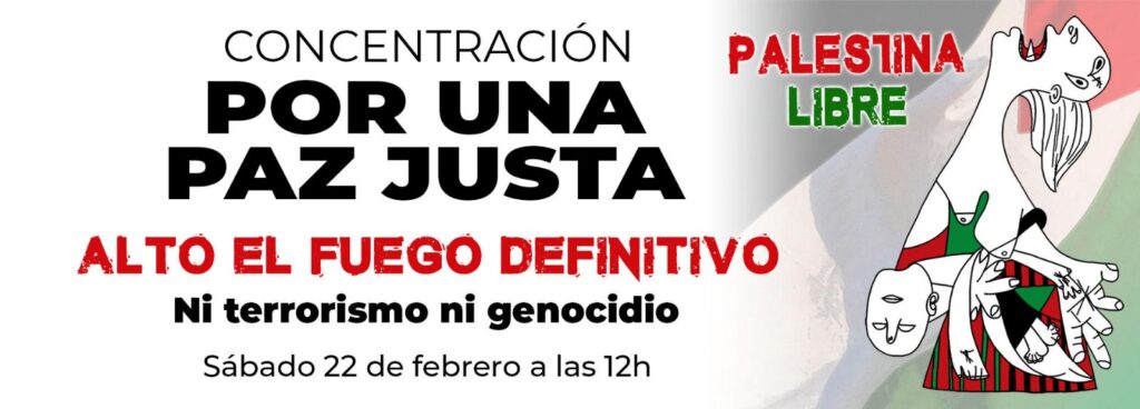 Sábado 22 de febrero a las 12h Plaza Juan Goytisolo (Madrid)